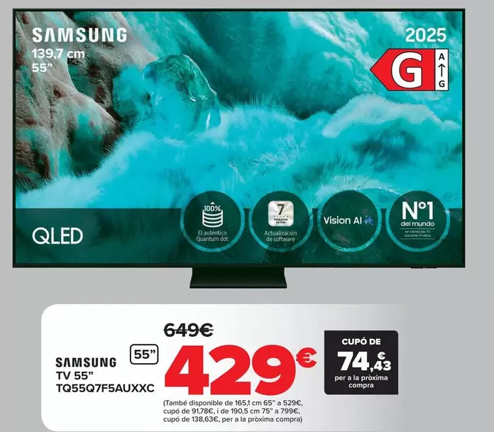 Samsung - Tv 55" TQ55Q75AUXXC