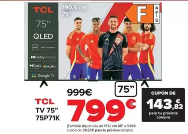 TCL - Tv 75" 75P71K
