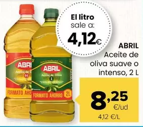 Abril - Aceite de oliva suave o intenso