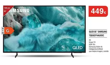 Samsung - Qled 55" Tos507f4uxxc