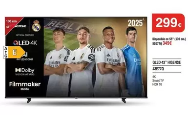 Hisense - Qled 4k 43e710