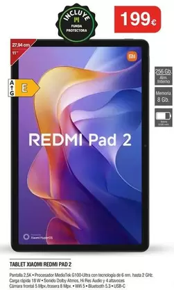Xiaomi - Tablet Redmi Pad 2