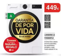LG - Lavadora F2x50s8tlb