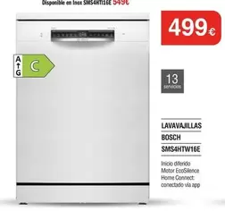 Bosch - Lavavajillas Sms4htw16e