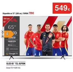 TCL - Qled 65" 65p89k