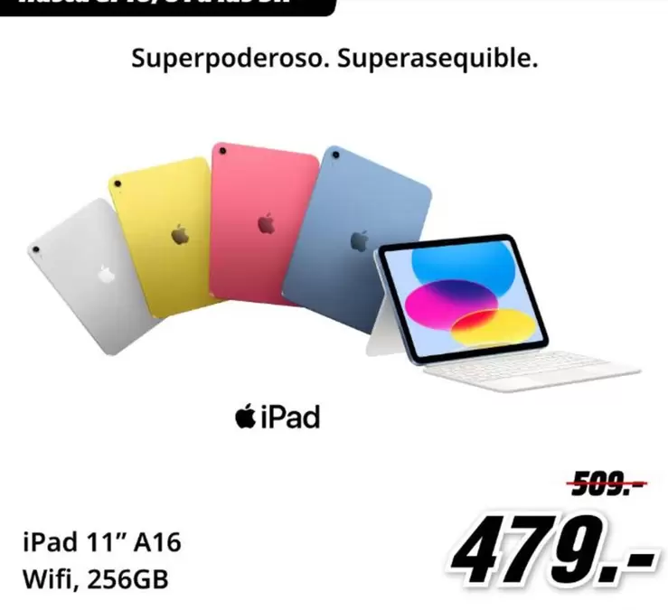 Ipad 11" A16 Wifi, 256gb