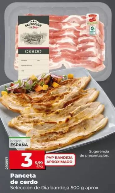 Seleccion De Dia - Panceta De Cerdo 