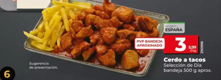 Seleccion De Dia - Cerdo A Tacos 