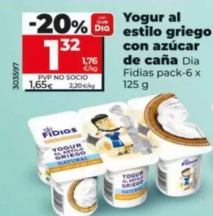 Dia Fidias - Yogur Al Estilo Griego Con Azucar De Cana