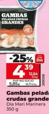 Dia Mari Marinera - Gambas Peladas Crudas Grandes