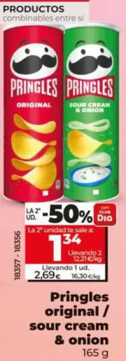 Pringles - Original / Sour Cream & Onion