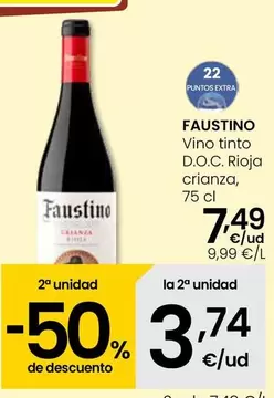 Faustino - Vino Tinto D.O.C. Rioja Crianza