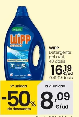 Wipp - Detergente Gel Azul