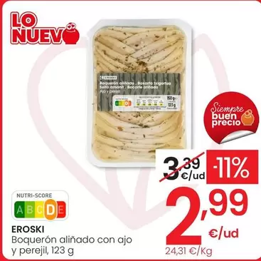 Eroski - Boquerón Aliñado Con Ajo Y Perejil