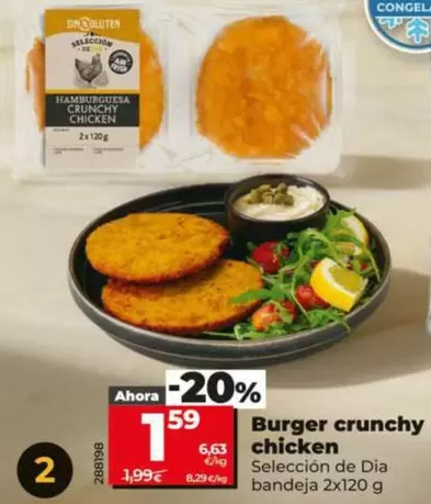 Seleccion De Dia - Burger Crunchy Chicken 