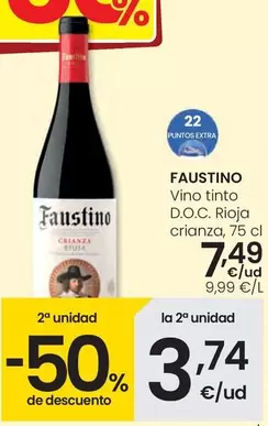Faustino - Vino Tinto D.O.C. Rioja Crianza