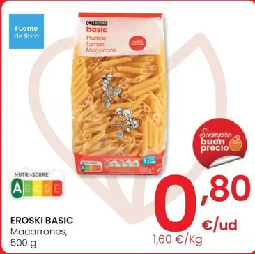 Eroski Basic - Macarrones
