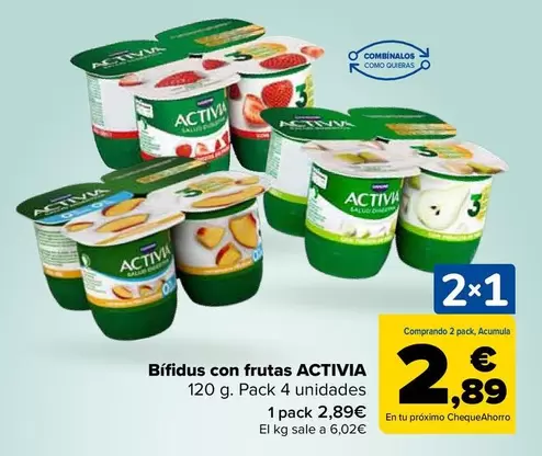 Activia - Bifidus Con Frutas 