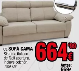 Sistema - Sofá Cama