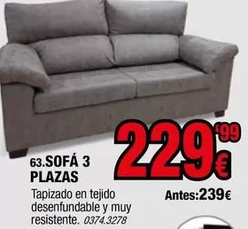 Sofa 3 Plazas