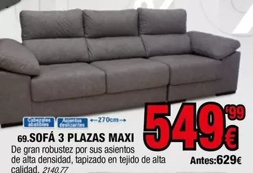 Sofa 3 Plazas Maxi