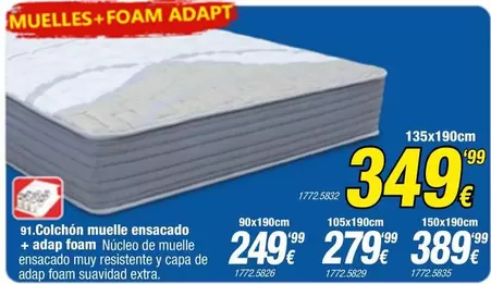 Muelles+Foam Adapt