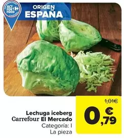 Carrefour El Mercado - Lechuga Iceberg