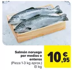 Salmon Noruego Por Medios O Enteros