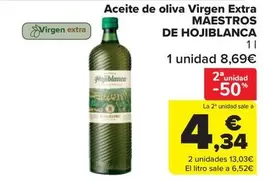 Maestros De Hojiblanca - Aceite De Oliva Virgen Extra