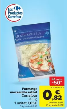 carrefour - Formatge Mozzarella Ratllat