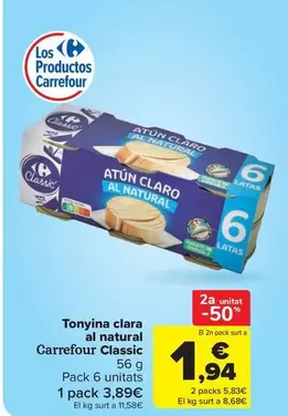 Carrefour Classic - Tonyina Clara Al Natural 