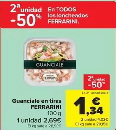 Ferrarini - Guanciale En Tiras