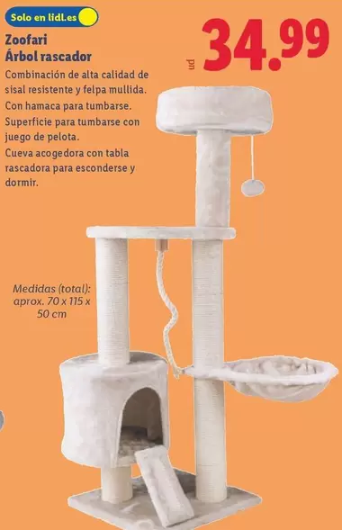 Zoofari - Árbol Rascador