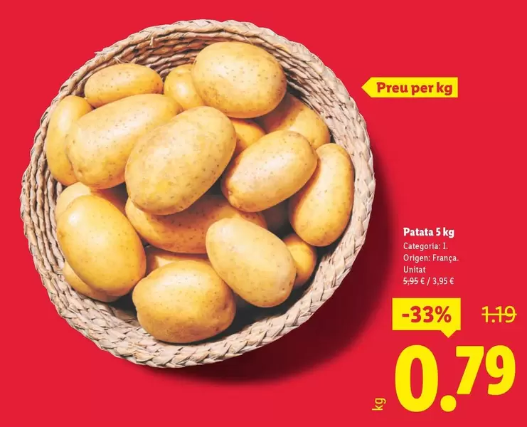 Patata 5 Kg