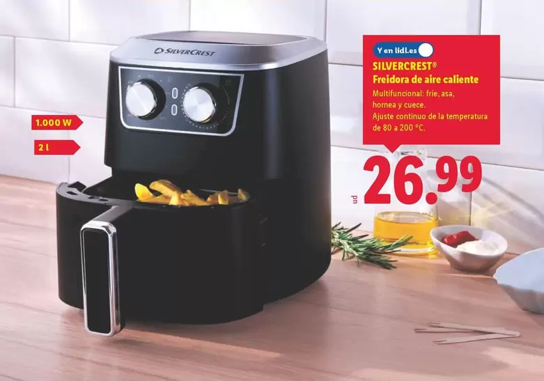 SilverCrest - Freidora De Aire Caliente