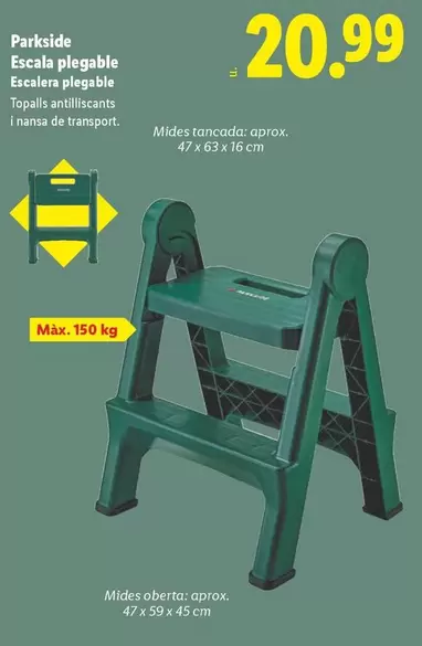 Parkside - Escalera Plegable