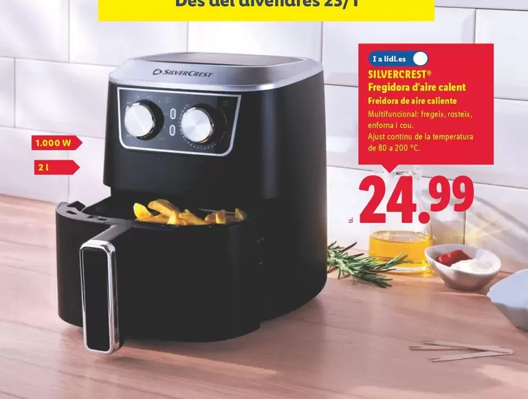 SilverCrest - Freidora De Aire Caliente