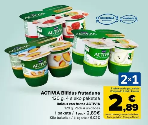 Activia - Bifidus Con Frutas 