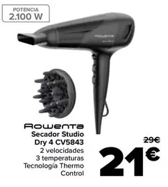 Rowenta - Secador Studio Dry 4 CV5843