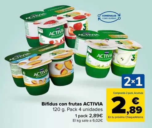 Activia - Bifidus Con Frutas 