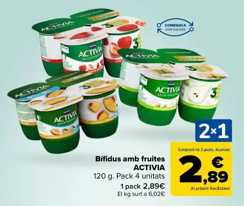 Activia - Bifidus Con Frutas 