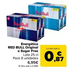 Red Bull - Energetico Original O Sugar Free