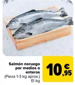 Salmón Noruego Por Medios O Enteros