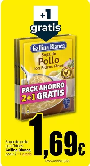 Gallina Blanca - Sopa De Pollo Con Fideos