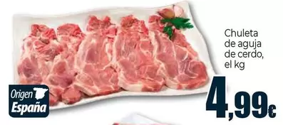 Chuleta De Aguja De Cerdo