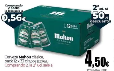 Mahou - Cerveza Clasica