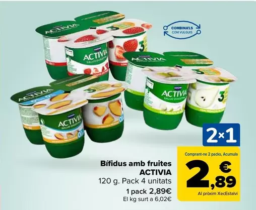 Activia - Bifidus Con Frutas 