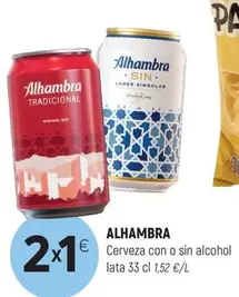 Alhambra - Cerveza Con O Sin Alcohol
