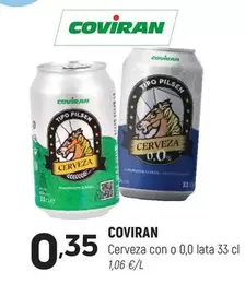 coviran - Cerveza Con O 0,0