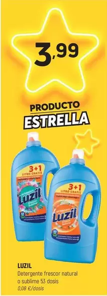 Luzil - Detergente Frescor Natural 